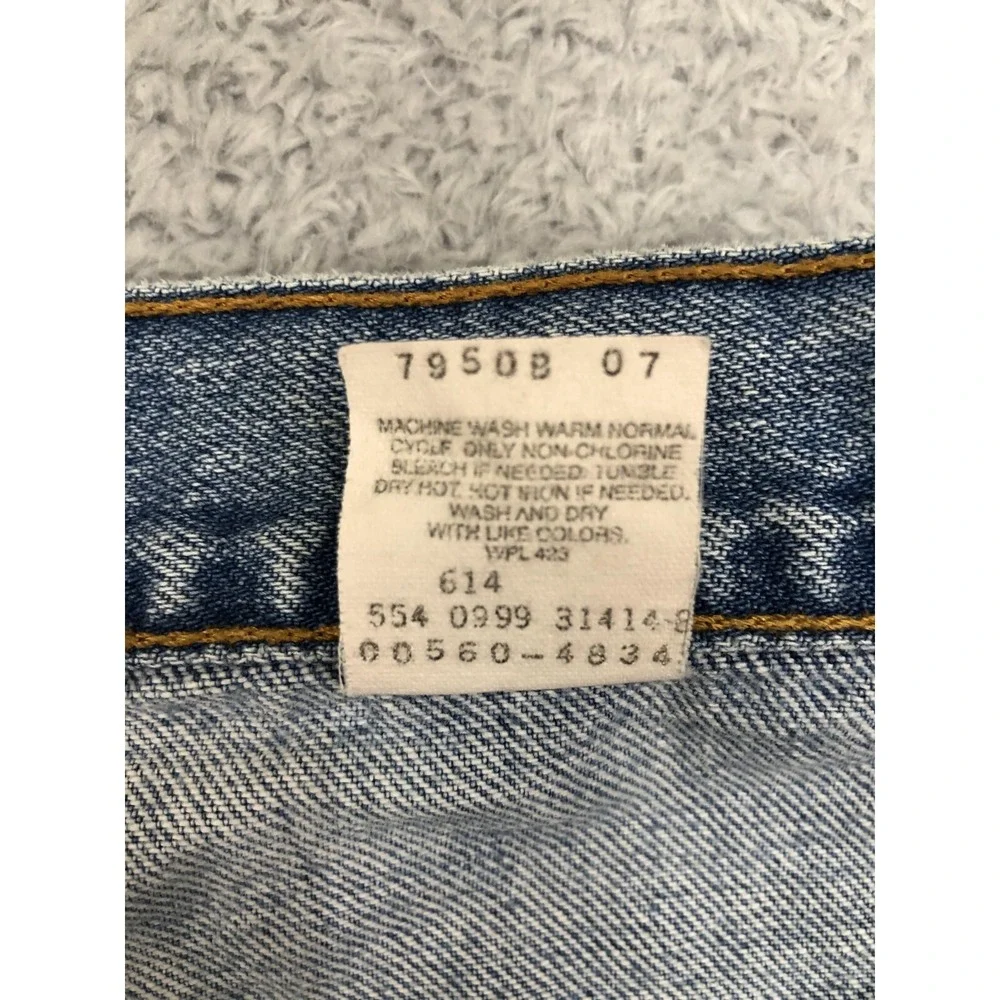 Levis 560 Jeans Men's 40x30 Vintage Loose Fit Tapered Leg Made in USA Blue